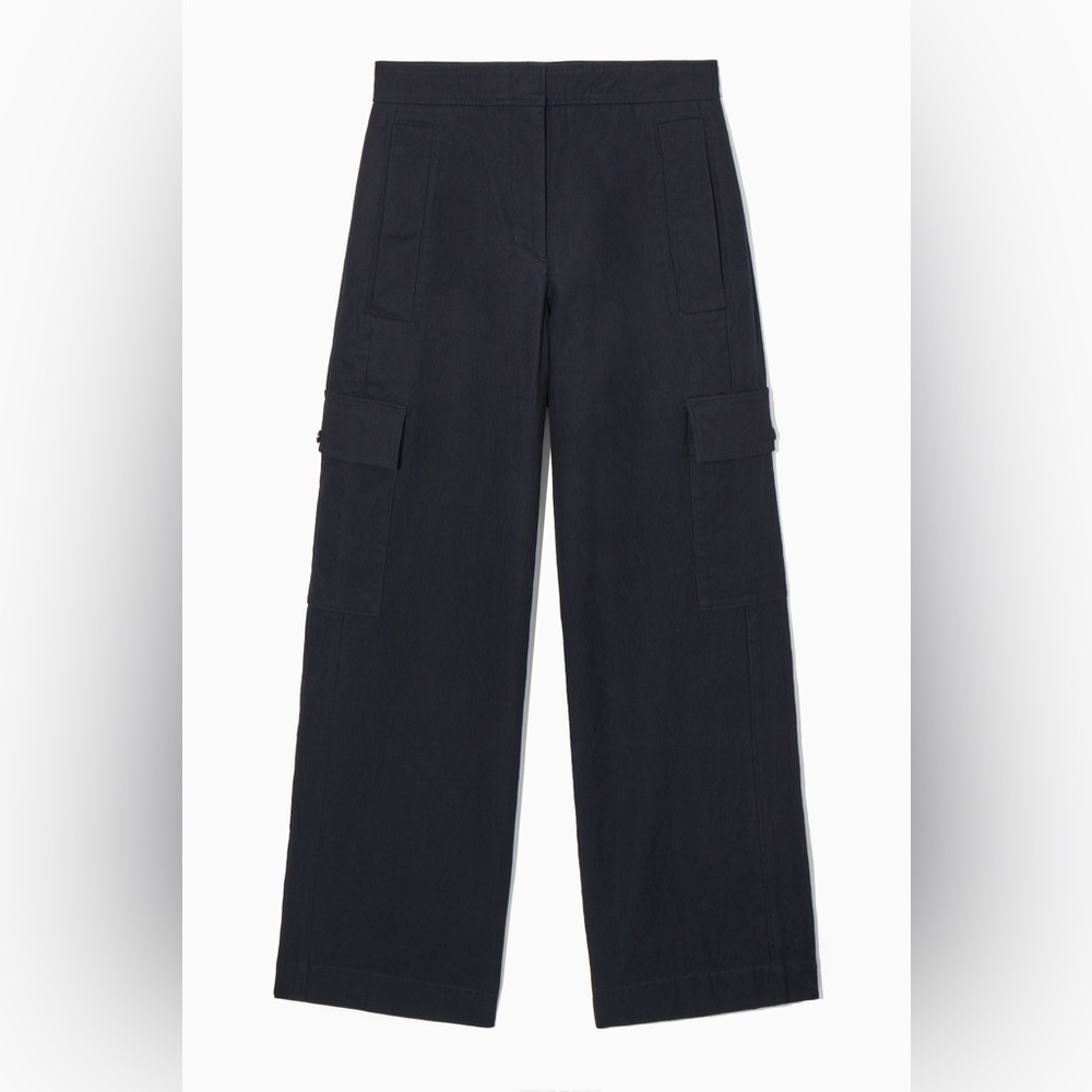 COS WIDE-LEG CARGO TROUSERS